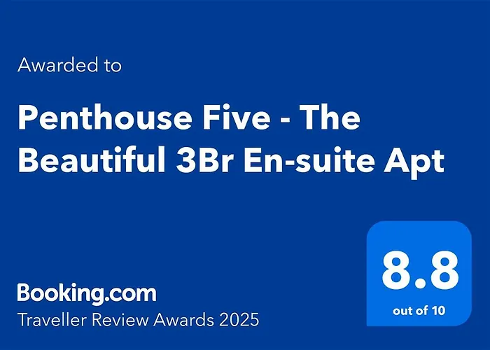 Penthouse Five - The Beautiful 3Br En-Suite Apt